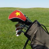 Vietnamflagge Golf Headcover (In SItu)