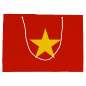 Vietnamflagge Große Geschenktüte (Rückseite)