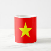 Vietnamflagge Kaffeetasse (Mittel)