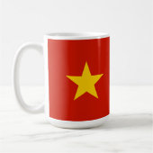 Vietnamflagge Kaffeetasse (Links)