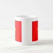 Vietnamflagge Kaffeetasse (Mittel)