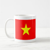 Vietnamflagge Kaffeetasse (Links)