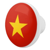 Vietnamflagge Keramikknauf (Rechts)