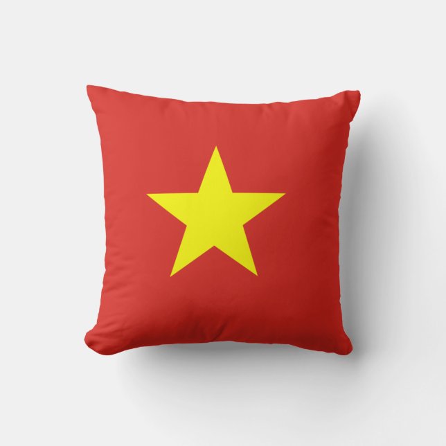 Vietnamflagge Kissen (Vorderseite)