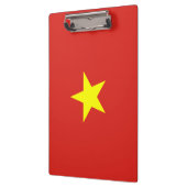 Vietnamflagge Klemmbrett (Links)