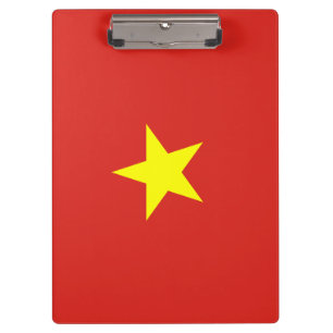 Vietnamflagge Klemmbrett