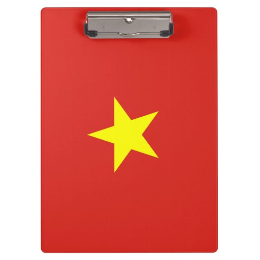 Vietnamflagge Klemmbrett (Vorderseite)