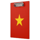 Vietnamflagge Klemmbrett (Links)