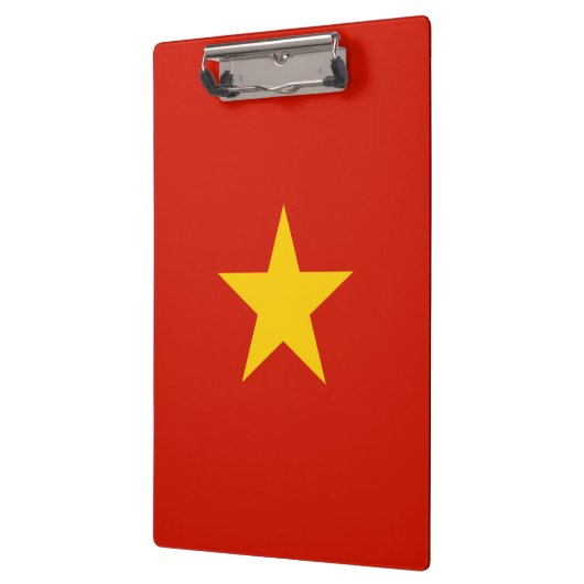 Vietnamflagge Klemmbrett (Links)