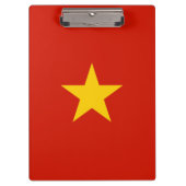 Vietnamflagge Klemmbrett (Vorderseite)