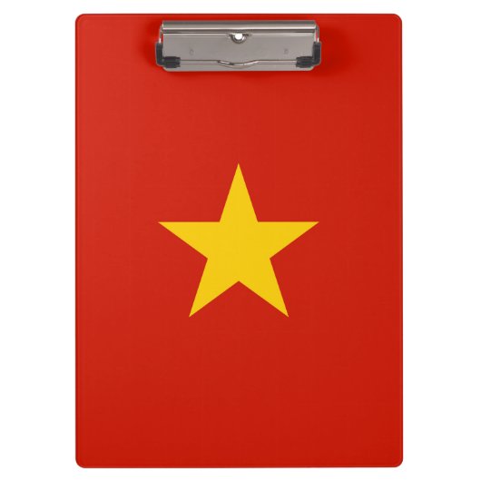 Vietnamflagge Klemmbrett (Vorderseite)
