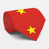 Vietnamflagge Krawatte (Gerollt)