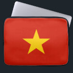 Vietnamflagge Laptopschutzhülle<br><div class="desc">Ein ideales Geschenk für alle,  die Patrioten ihres Landes sind!</div>