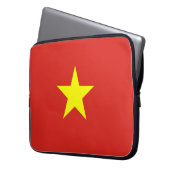 Vietnamflagge Laptopschutzhülle (Vorderseite Links)