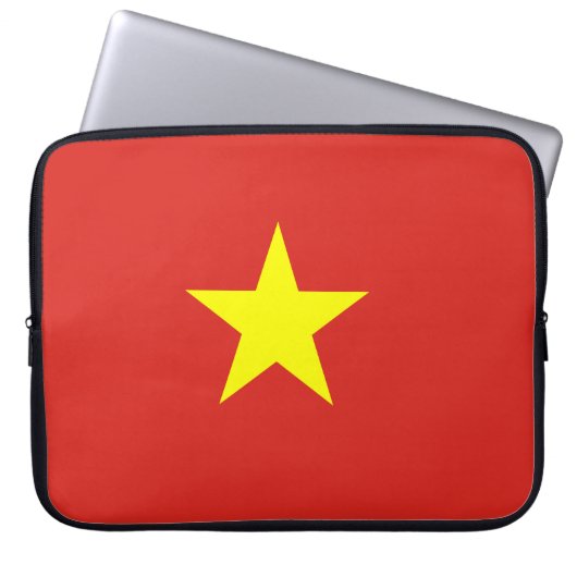 Vietnamflagge Laptopschutzhülle (Vorderseite)