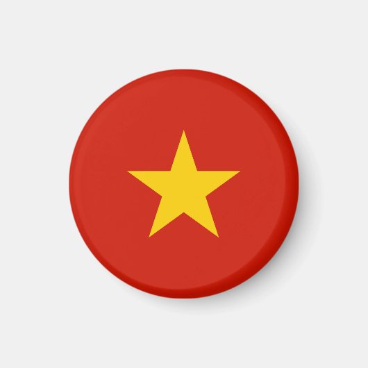 Vietnamflagge Magnet (Vorne)