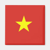Vietnamflagge Magnet (Vorne)
