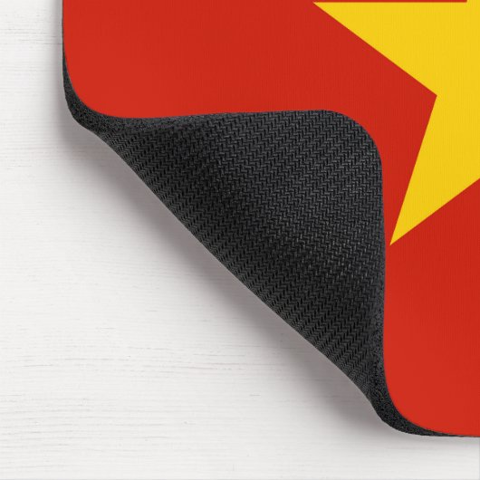 Vietnamflagge Mousepad (Ecke)