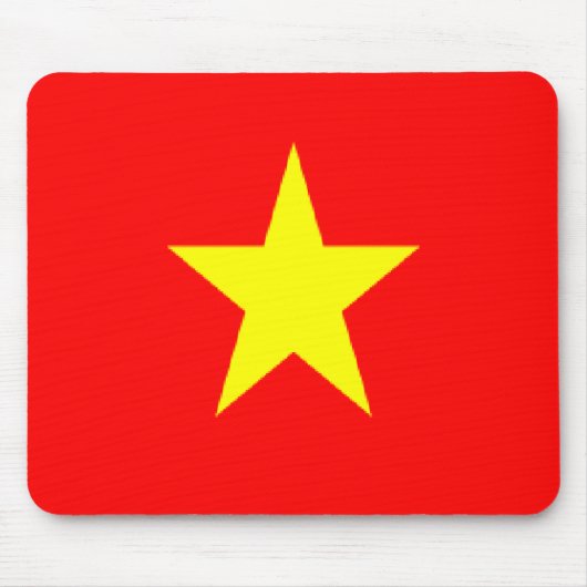 Vietnamflagge Mousepad (Vorne)