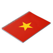 Vietnamflagge Notizblock (Linke Seite)