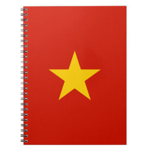 Vietnamflagge Notizblock