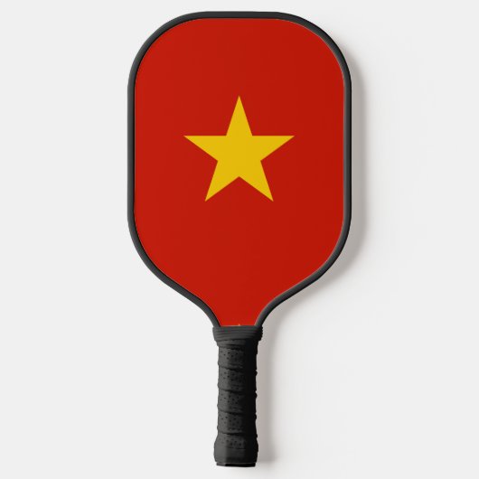 Vietnamflagge Pickleball Schläger (Rückseite)
