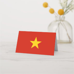 Vietnamflagge Platzkarte
