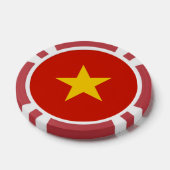 Vietnamflagge Pokerchips (Einzeln)