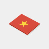 Vietnamflagge Post-it Klebezettel (angewinkelt)