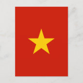 Vietnamflagge Postkarte (Vorderseite)