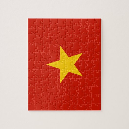 Vietnamflagge Puzzle (Vertikal)