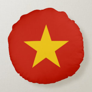Vietnamflagge Rundes Kissen