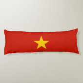 Vietnamflagge Seitenschläferkissen (Rückseite)