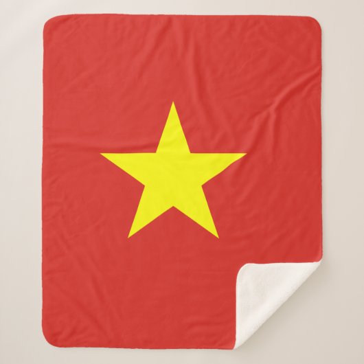 Vietnamflagge Sherpadecke (Vorderseite)