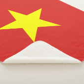 Vietnamflagge Sherpadecke (3/4)