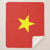 Vietnamflagge Sherpadecke (Vorderseite)