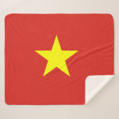 Vietnamflagge Sherpadecke (Vorderseite (Horizontal))