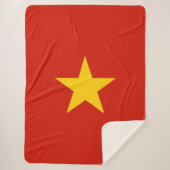 Vietnamflagge Sherpadecke (Vorderseite)