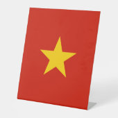 Vietnamflagge Sockelschild (Vorderseite)