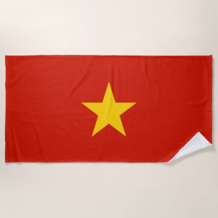 Vietnamflagge Strandtuch