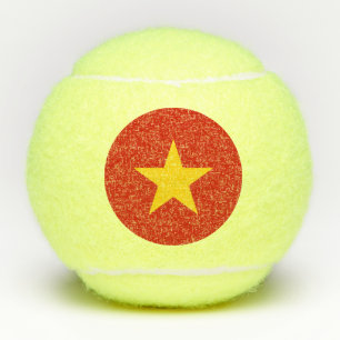 Vietnamflagge Tennisbälle