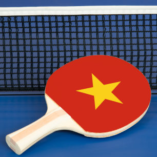 Vietnamflagge Tischtennis Schläger