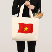 Vietnamflagge Totbeutel Jumbo Stoffbeutel (Vorderseite (Produkt))