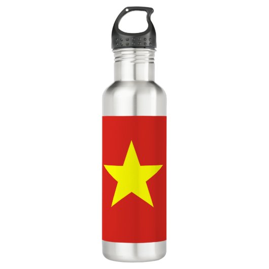Vietnamflagge Trinkflasche (Vorderseite)