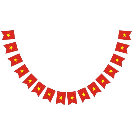 Vietnamflagge Wimpelkette (Alle)