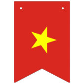 Vietnamflagge Wimpelkette (Zweite Fahne)