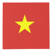 Vietnamflagge Würfel (Rechts)