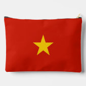 Vietnamflagge Zubehörtasche (Rückseite)