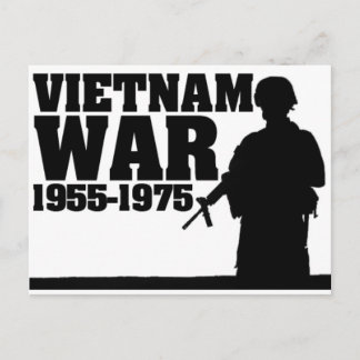 Vietnamkrieg 1955-1975 postkarte