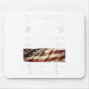 Vietnamkrieg 1959-1975 im Gedächtnis vietnamesisch Mousepad